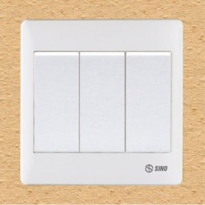Công tắc ba 1 chiều 10A 250V loại phím lớn - S983D1