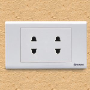 Ổ cắm đôi 2 chấu 16A - S18U2