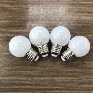 Bóng đèn LED BULB tròn màu 1W màu trắng
