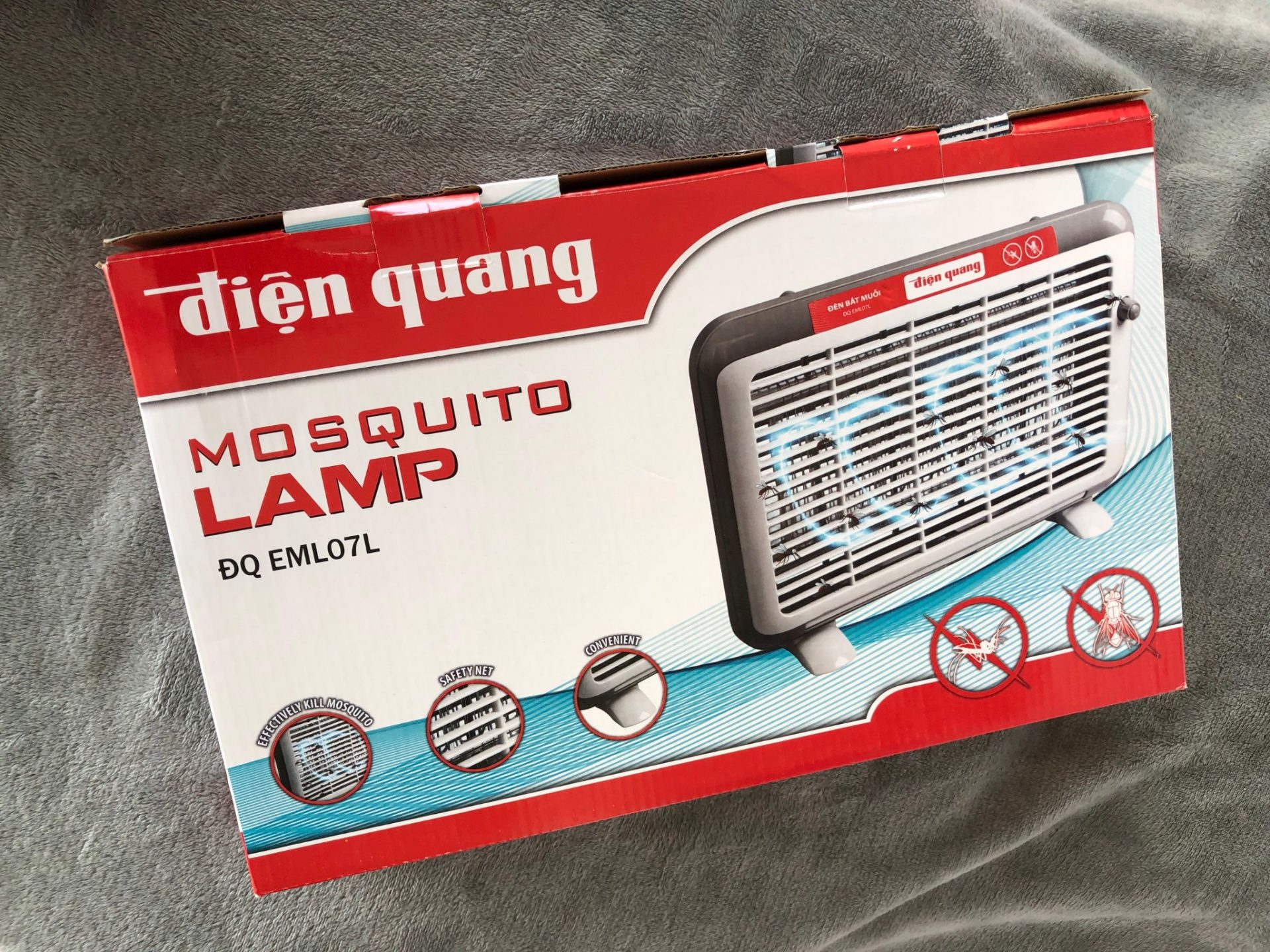 Đèn bắt muỗi 6W trắng 390x55mm Điện Quang EML07L 5 EML07L 62299104 (390x55x270mm)
