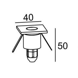 Đèn LED chiếu chân âm tường NSL2101 Ánh Sáng Vàng (Sao chép)