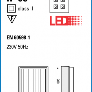 Đèn led trang trí Modul 6W Sino MD06LBK thân đen (Sao chép)