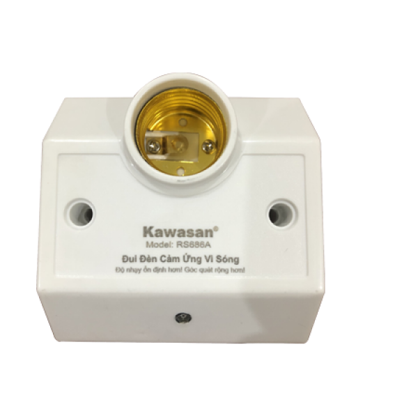 Đui đèn cảm ứng vi sóng chuyển động E27 36W Kawasan RS686A 1 Rs686a 1