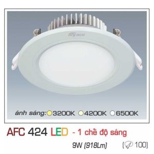đèn Downlight Am Tran Anfaco Afc 424 9w 1c