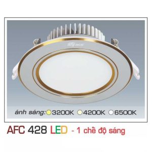 đèn Downlight Am Tran Anfaco Afc 428 12w 1c
