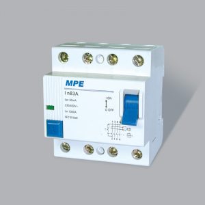 Cầu dao bảo vệ dòng rò 4P 32A 30mA MPE có mã MEL-30/432