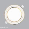 Đèn Led Panel âm trần viền vàng 3 màu 9W MPE RPL 9S 3C G