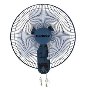 Quạt treo tường 2 dây 47W xanh Nanoco NWF1611BL