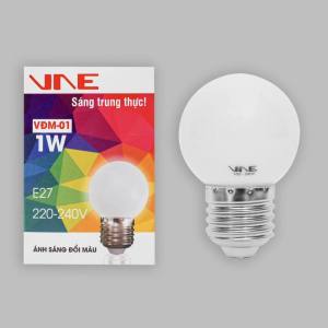 Bóng LED Tròn đổi màu VĐM01 VNE