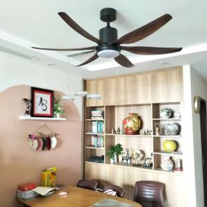 Quạt trần 6 cánh Nanoco NCF5462-PL Màu Vân Gỗ