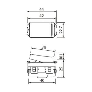 Công Tắc 2 Chiều 20A có đèn báo Halumie WEVH5033‑7 Panasonic