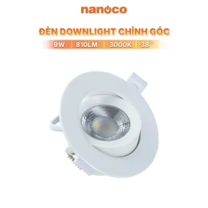 Đèn LED downlight chỉnh góc 9W ánh sáng trung tính 4000K NADL094 Nanoco